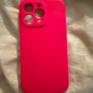 iPhone 13 Pro case hot pink